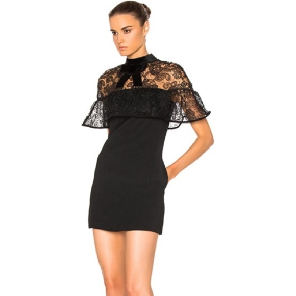 SELF-PORTRAIT
Line Lace Mini Dress - Picture 3 of 15